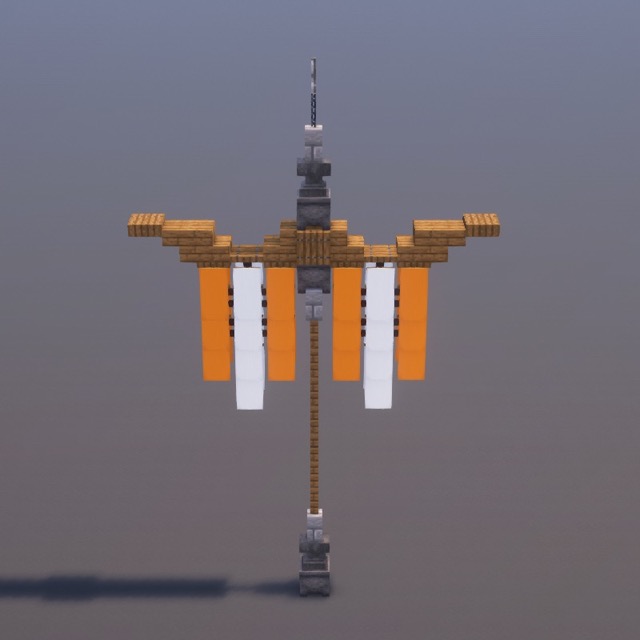 How to build Banner Pole in Minecraft
