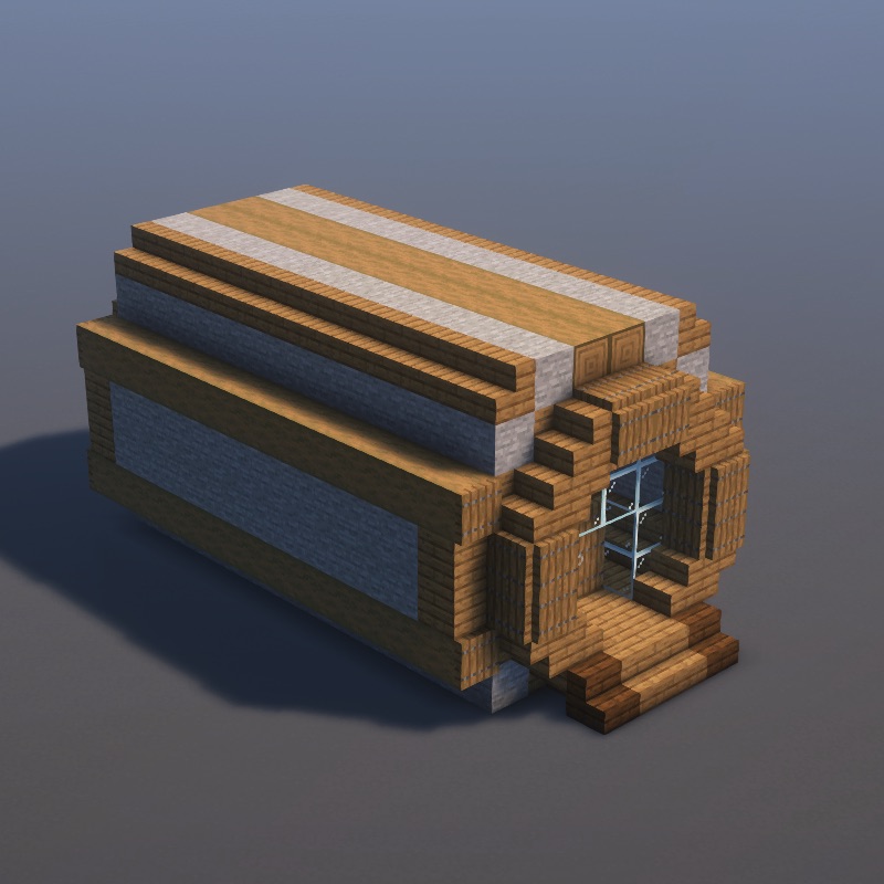 How to build Barrel House in Minecraft - Rustic tutorial