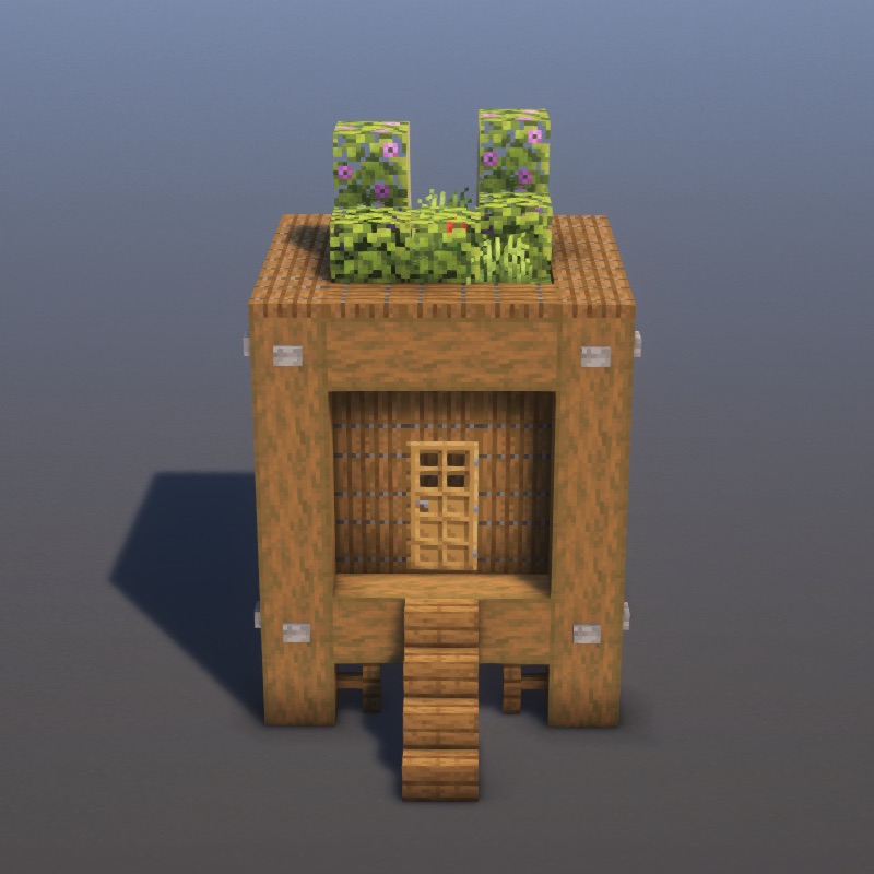 How to build Cube House in Minecraft