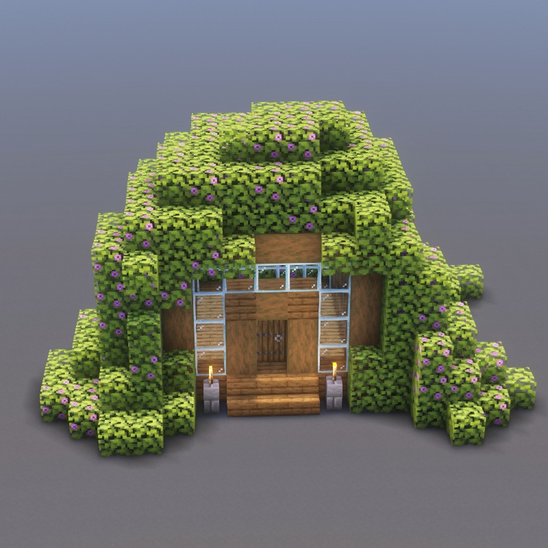 How to build Hobbit House in Minecraft