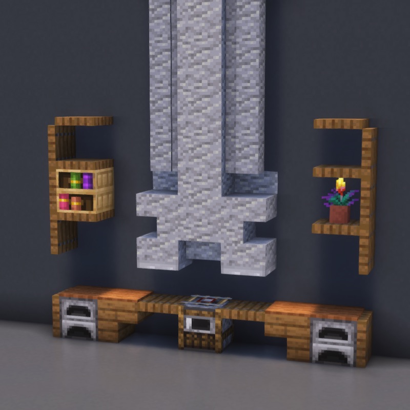 How to build Kitchen in Minecraft