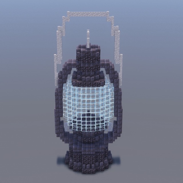 How to build Lantern in Minecraft - Halloween step by step tutorial