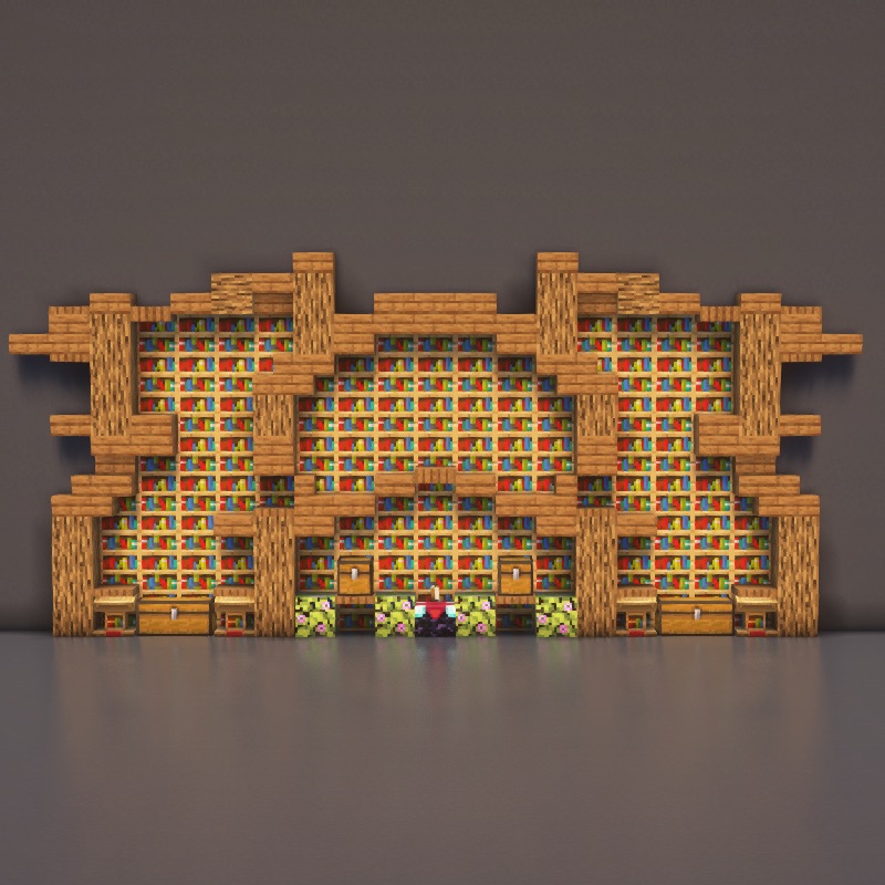 How to build Library in Minecraft
