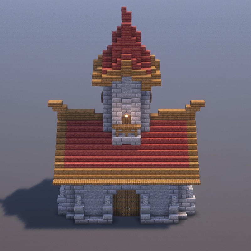 How to build Medieval Tower in Minecraft - Medieval step by step tutorial