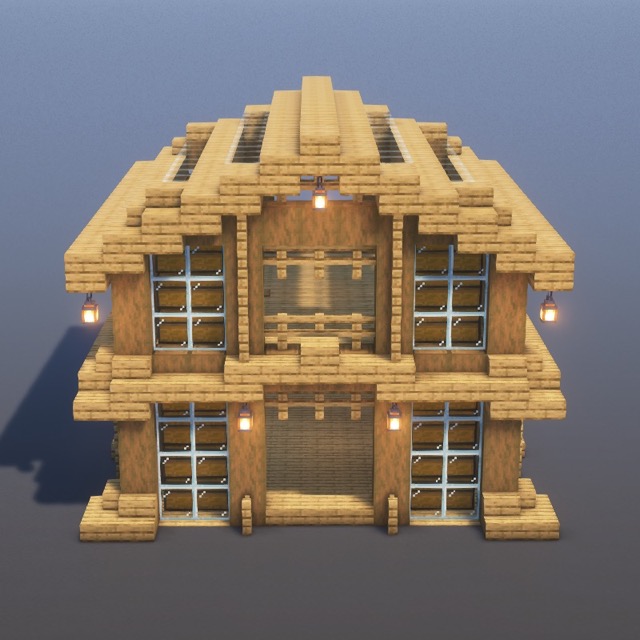 How to build Rustic Barn in Minecraft - Rustic tutorial