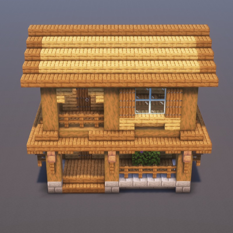 How to build Wood House in Minecraft
