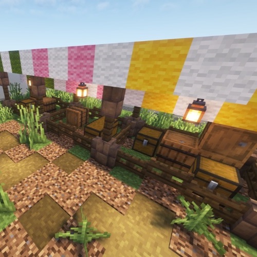 How to build Trading Hall in Minecraft